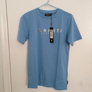 NWT Sonneti London Hare blue t-shirt unisex kids boys size XL